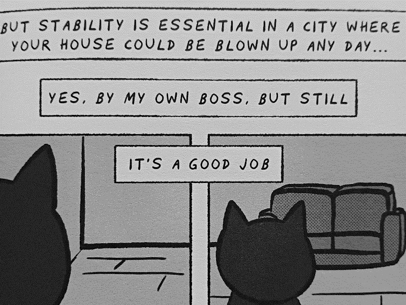 Cropped panel from Henchman by Caroline Zijing